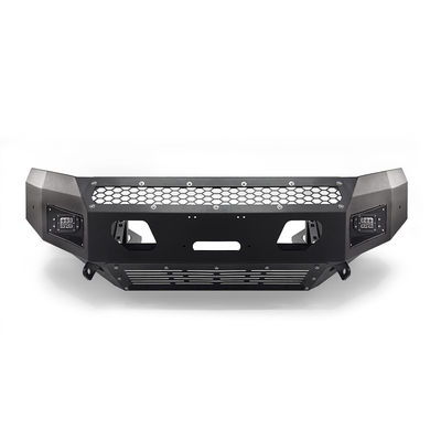 Powder Coated Truck Bull Bar For Nissan Bumper Ford Front Bar With Two Led Lights