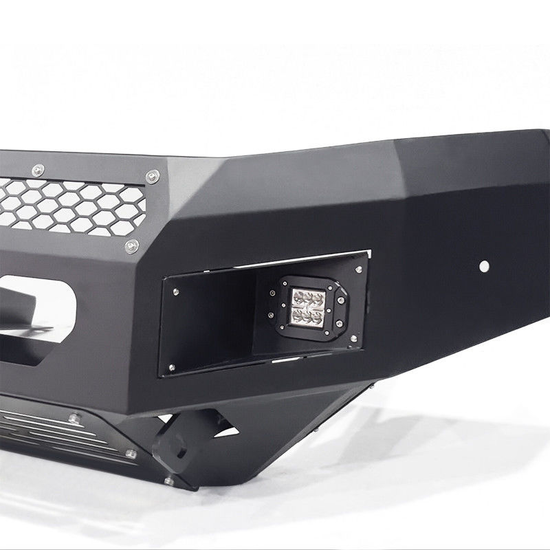 Powder Coated Truck Bull Bar For Nissan Bumper Ford Front Bar With Two Led Lights