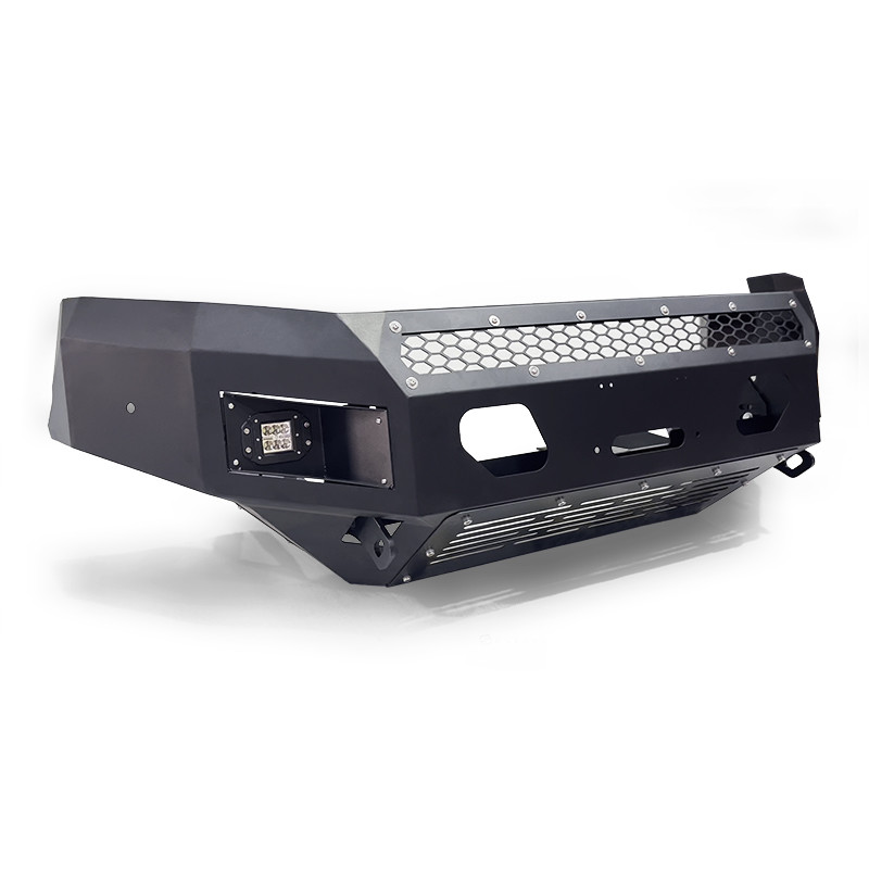 Powder Coated Truck Bull Bar For Nissan Bumper Ford Front Bar With Two Led Lights