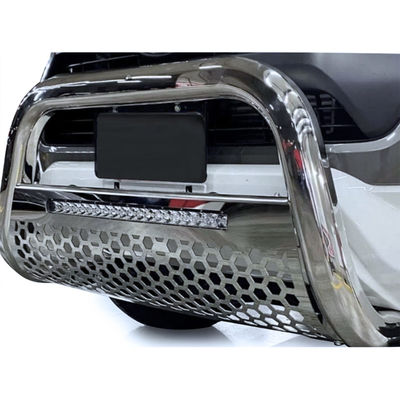 Dongsui 4x4 auto-onderdeel pick-up truck roestvrij staal voorste bumper bull bar met strooklichten voor Hilux Ranger D-max