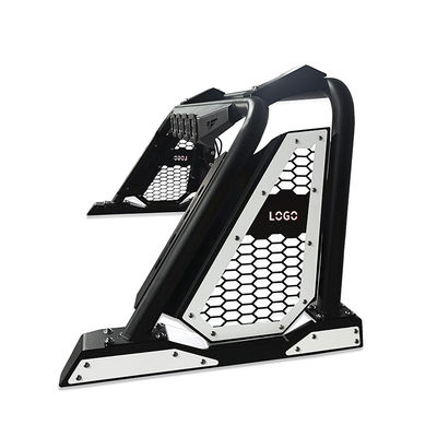 Off-road zwarte stalen pickup sport rolbeugel auto-accessoires met LED-verlichting voor Ford Ranger Hilux Navara