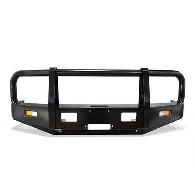 Bolt op zwart poeder coat staal bull bar met spot beam wit licht