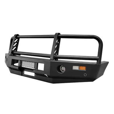 Buitenweg 4x4 Accessoires Zwart staal voorste bumper Bull Bar met LED-lichten voor tank 400