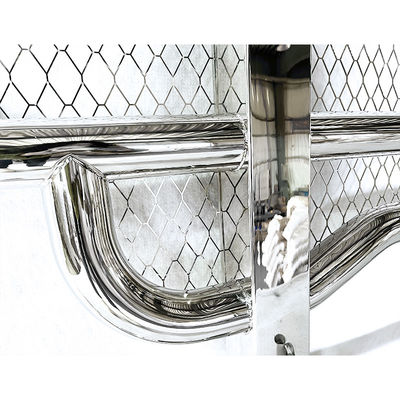 Fabriek Dongsui Robuust Europese stijl Semi Truck Bumper Deer Guard met gaas voor VOLVO SCANIA BENZ MAN