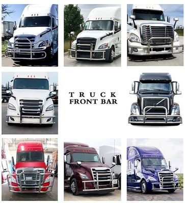 Tough North American Classic stijl hoge kwaliteit Semi Truck Bumper Deer Guards Voor Freightliner Cascadia For Volvo International Prostar Kenworth Peterbilt Mack Pinnacle