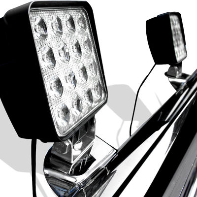 304 roestvrij staal grote vrachtwagen halve vrachtwagen herten bewaker met led lichten voor kenworth international prostar vrachtvliegtuig cascadia vnl