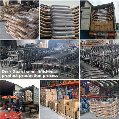 Dongsui Factory Tough Nieuwe stijl originele prijs Semi Truck Bumper Deer Guards Voor Freightliner Cascadia Volvo International Prostar Kenworth Peterbilt Mack Pinnacle