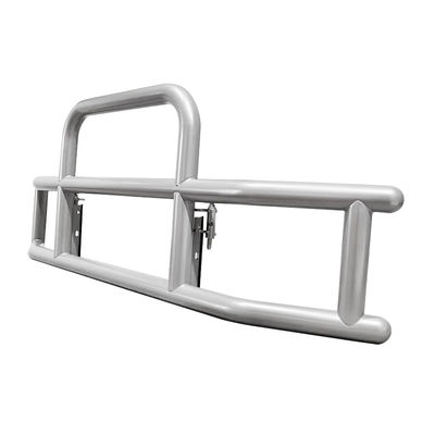 Zware vrachtwagen mat zilver stalen semi-truck hertenbeschermer voor Cascadia For Volvo Peterbilt