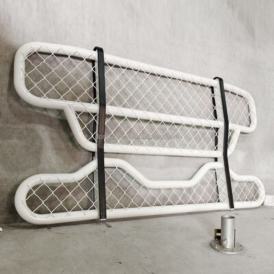 Drielaagige vierkant buis 304 roestvrij staal Truck Deer Guard Front Bumper Aanpasbaar voor grote vrachtwagens