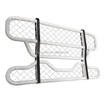 304 roestvrij staal Tweelaagse ronde buis voorste bumper hertenbeschermer met aanpasbare afmetingen voor grote vrachtwagens