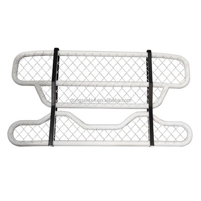 304 roestvrij staal Tweelaagse ronde buis voorste bumper hertenbeschermer met aanpasbare afmetingen voor grote vrachtwagens