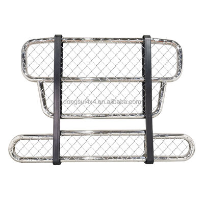 Europese stijl 304 roestvrij staal Truck Deer Guard met eenvoudige installatie voor Scania Volvo Benz Man