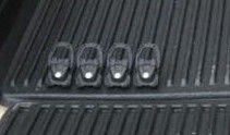 In het groot 4X4-van de het Bedvoering van de Toebehorenvrachtwagen van de de Dekkings Dubbele Cabine de Bagagegrootte voor Hilux Revo