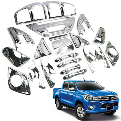De Uitrustingsstrook van Chrome van de Eco Vriendschappelijke Plastic Auto en Zwarte Kleur voor Hilux Revo 2015+