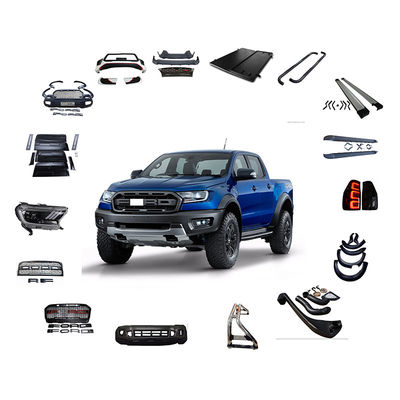 ABS Plastic Auto Voorgrill met leiden voor Ford-Boswachter