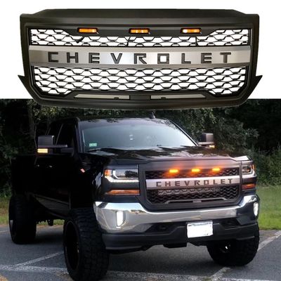 De Douanetraliewerk van Chevrolet Silevrado voor Vrachtwagens, Voor de Grill Hoogste Rang van 4X4