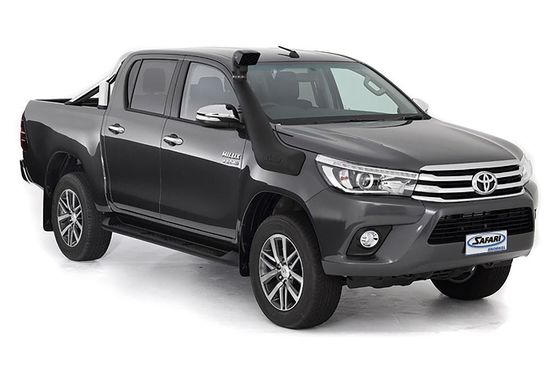 De zwarte ABS van Tayota Hilux Revo 4x4 Pick-up snorkelt