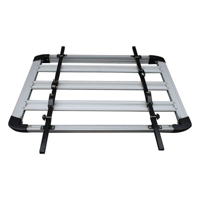 4X4 van de de Bagagedrager van de aluminium Hoogste Auto het Dakrek de Zilveren Kleur van de 1 Jaargarantie