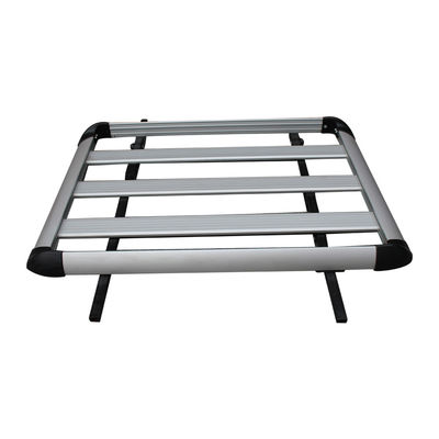 4X4 van de de Bagagedrager van de aluminium Hoogste Auto het Dakrek de Zilveren Kleur van de 1 Jaargarantie