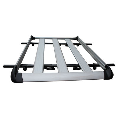 4X4 van de de Bagagedrager van de aluminium Hoogste Auto het Dakrek de Zilveren Kleur van de 1 Jaargarantie
