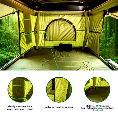 Fabrieksafzet buiten het Kamperen Waterdichte ABS Harde Shell Car Roof Top Tent voor SUVs-Auto