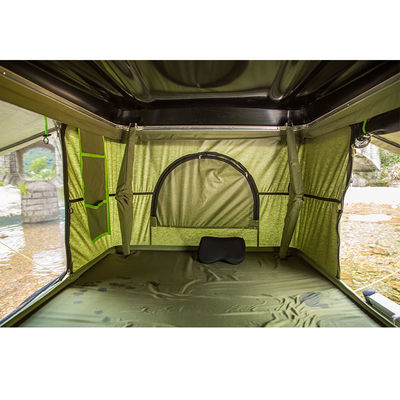 In het groot Waterdichte ABS Plastic Harde het Daktent van Shell Roof Canvas Body Car