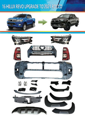 OEM de Auto de Lichte ABS van Fabrikantenwholesale nudge bar Plastic Uitrusting van het Faceliftlichaam voor Toyota Hilux Revo Rocco 2021