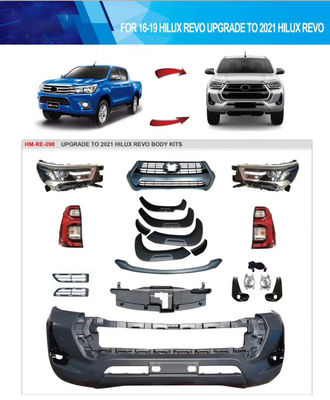 OEM de Auto de Lichte ABS van Fabrikantenwholesale nudge bar Plastic Uitrusting van het Faceliftlichaam voor Toyota Hilux Revo Rocco 2021
