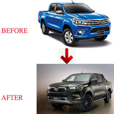 Zwarte Auto Voorbumper Rocco 2020 2021 Facelift Body Kit