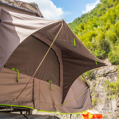 4 het Zij Afbaardende Dak Zachte Shell Vehicle Roof Tent van de personenauto