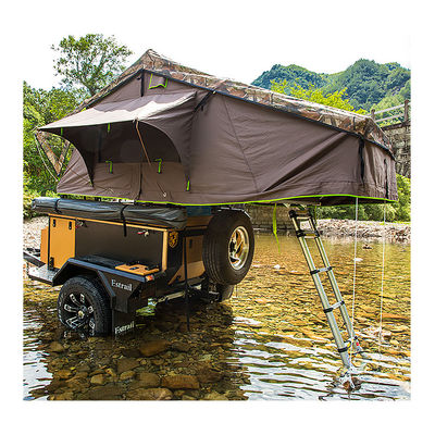 Zachte Intrekbare Auto het Kamperen Dak Hoogste Tent met de Matras van de Aluminiumladder