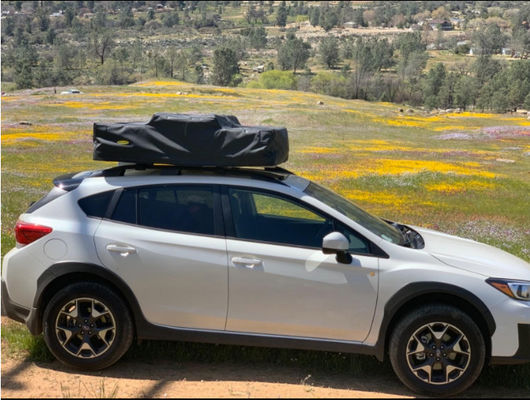 4x4 regendichte de Reis van het Stoffenaluminium het Kamperen Suv Auto Zachte Shell Rooftop Roof Top Tent met Dakraam