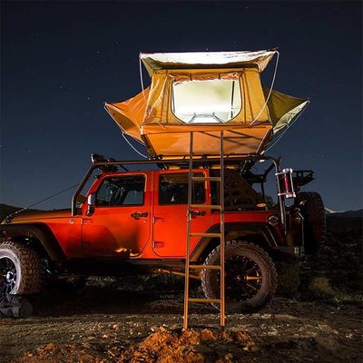 Zachte Intrekbare Auto het Kamperen Dak Hoogste Tent met de Matras van de Aluminiumladder