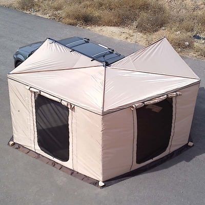 Sunproof maakt het daktent van de 270 Graadhardtop met Doekzaal waterdicht