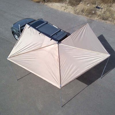 420D de Tent 4x4 Intrekbare Sunproof van het autodak maakt Tent van de 270 Graad de Afbaardende Familie met Doekzaal waterdicht