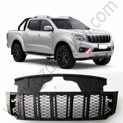 Lichtgewichtoem ABS Plastic Zwarte Auto Front Grill For Nissan NP300