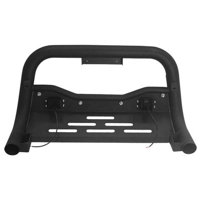 De in het groot 4x4-Delen schilderen Zwart de Vervangingsstaal Zwart Front Bumper Guard For Hilux Revo van de Stierenbar