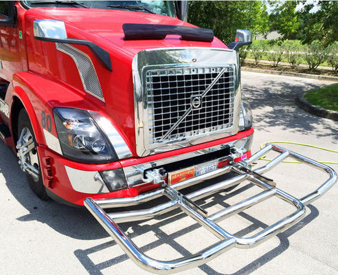 Zware vrachtwagen 304 roestvrij staal Halve vrachtwagen Deer Guard For Kenworth International Prostar Freightliner Cascadia Vnl